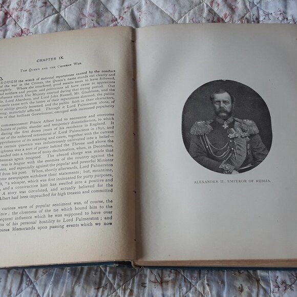 RARE 1896 Queen Victoria Her Life and Reign Antique Book - Picture 12 of 16